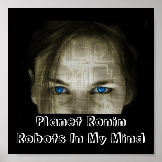 Robots in mijn geest poster (Voorkant)