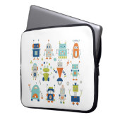 Robots Laptop Sleeve (Voorkant Links)