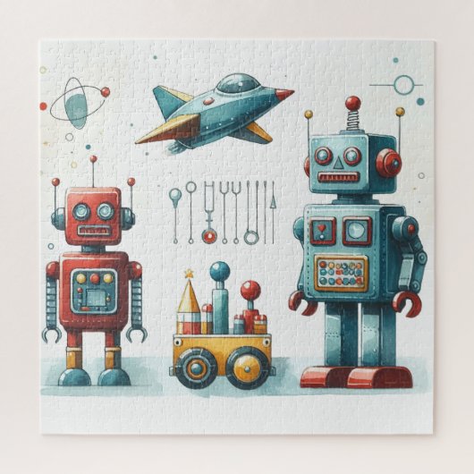 robots legpuzzel (Verticaal)