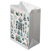 Robots Medium Cadeauzakje (Voorkant Gekanteld)