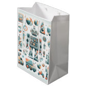 Robots Medium Cadeauzakje (Achterkant Gekanteld)