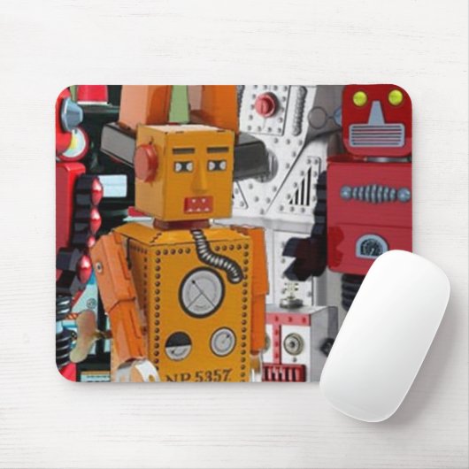 Robots Mousepad Muismat (Met muis)