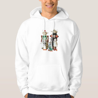 robots omhoog hoodie
