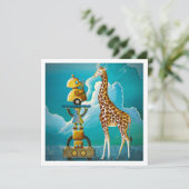 Robots op Safari - Mini Print (Staand voorkant)