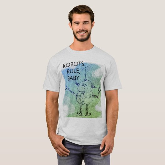 Robots Regel. ©2020 Annabelle Echo T-shirt (Voorkant volledig)