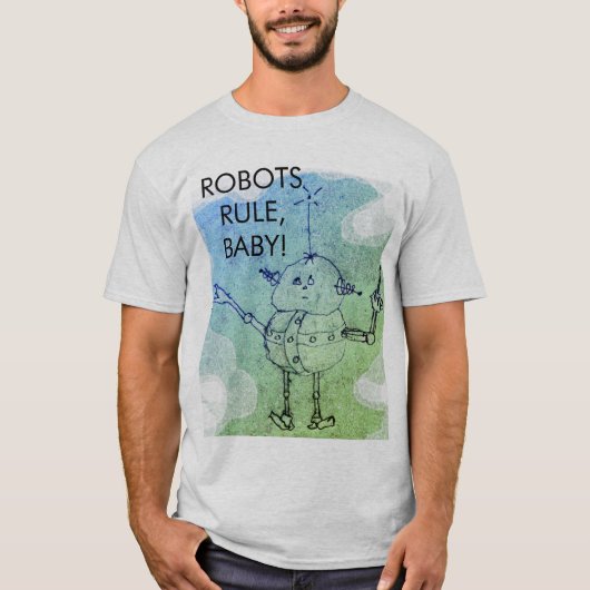 Robots Regel. ©2020 Annabelle Echo T-shirt (Voorkant)