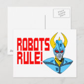 Robots-regel Briefkaart (Voorkant / Achterkant)