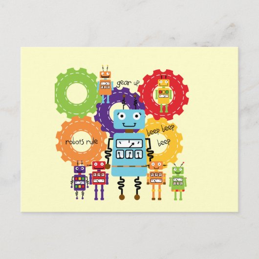 Robots-regel Briefkaart (Voorkant)