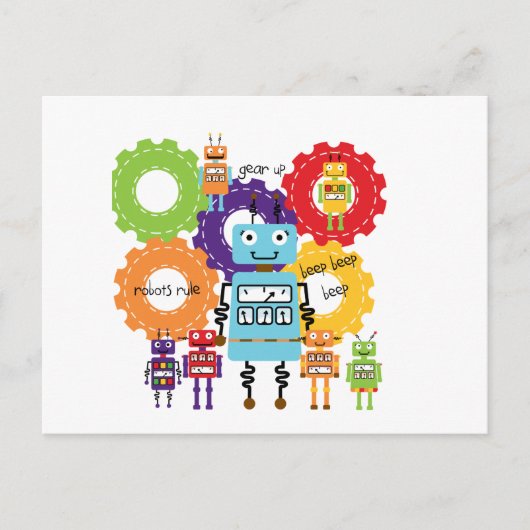 Robots-regel Briefkaart (Voorkant)
