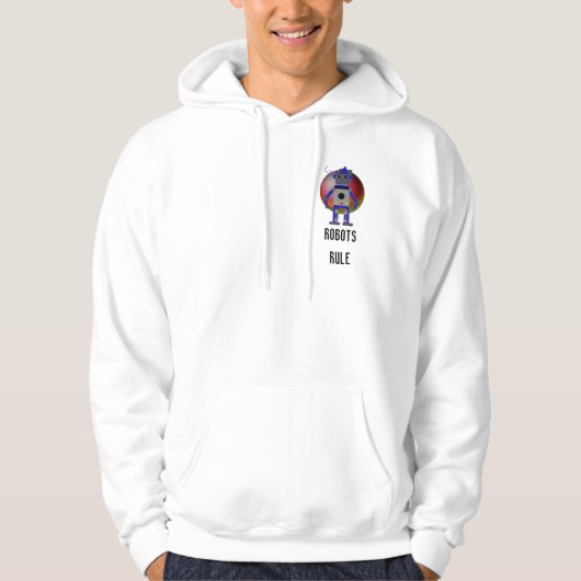Robots-regel Hoodie (Voorkant)
