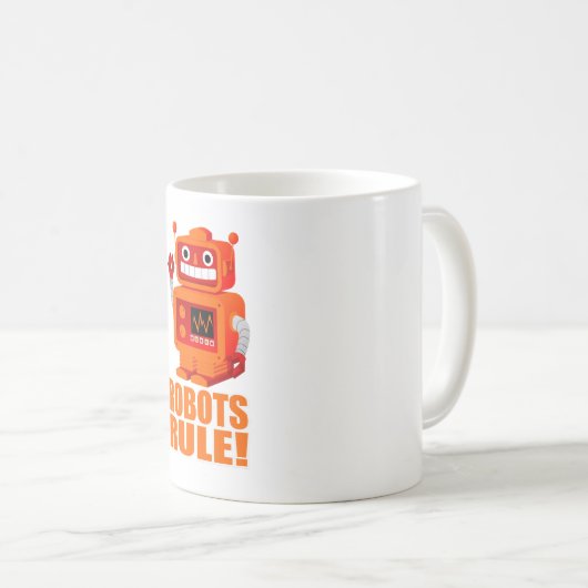 Robots-regel Koffiemok (Voorkant rechts)