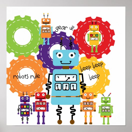 Robots-regel Poster (Voorkant)