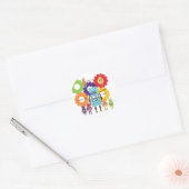 Robots-regel Ronde Sticker (Envelop)