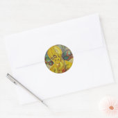 robots ronde sticker (Envelop)