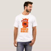 ROBOTS RULE! T-SHIRT (Voorkant volledig)
