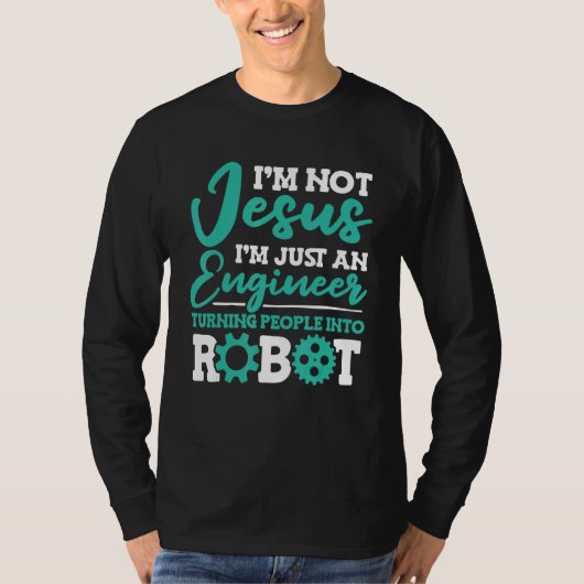 Robots Sarcastic Ai Artificial Intelligence Robo T-shirt (Voorkant)