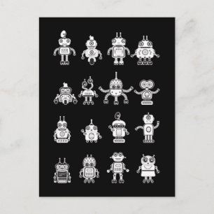 Robots Science Robot Technology Briefkaart