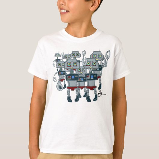 Robots T-shirt (Voorkant)