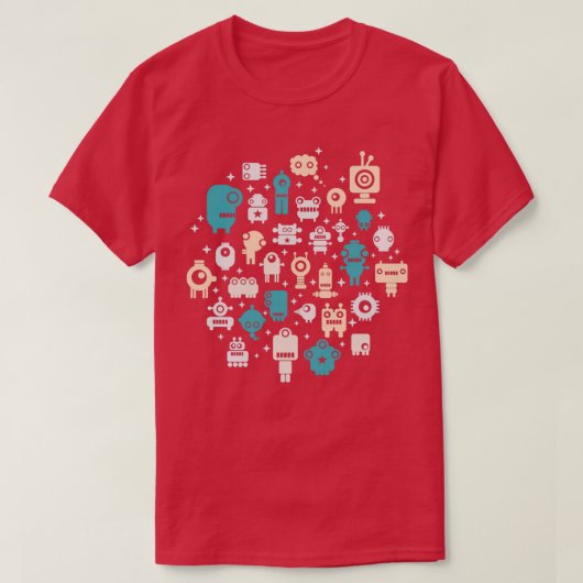 Robots T-shirt (Design voorkant)