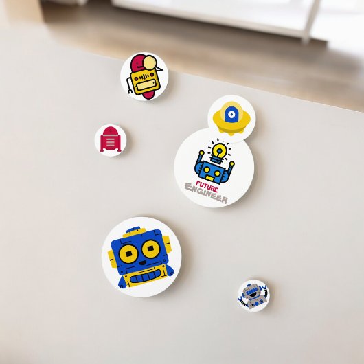 Robots Tafel Confetti