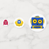 Robots Tafel Confetti (Achterkanten)