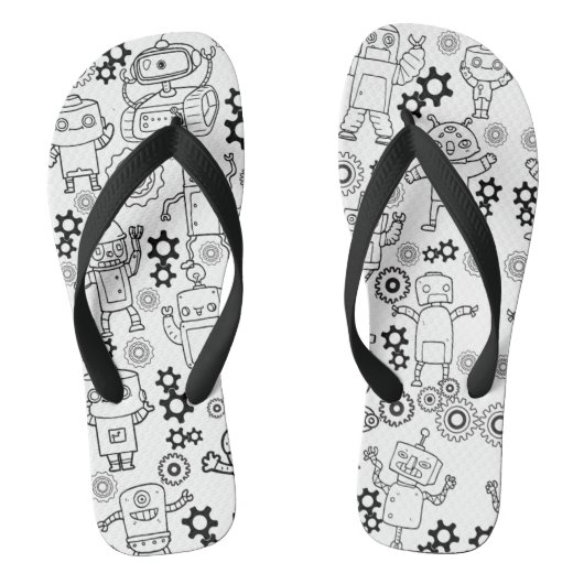 ROBOTS TEENSLIPPERS (Voetbed)
