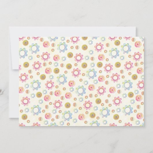 Robots thema verjaardagsfeest kinder fotouitnodigi kaart (Achterkant)