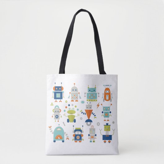 Robots Tote Bag (Voorkant)