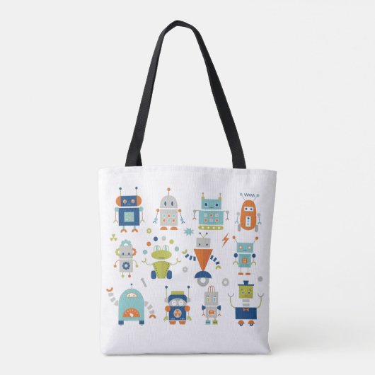 Robots Tote Bag (Achterkant)