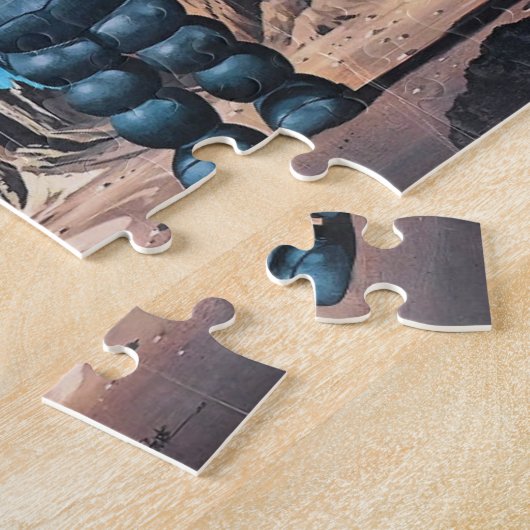 Robots UFO en ruimte Legpuzzel (Zijkant)