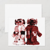 robots uitnodiging  (Voorkant / Achterkant)