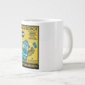 robots voor Jubilea Mannen en vrouwen Grote Koffiekop (Voorkant rechts)