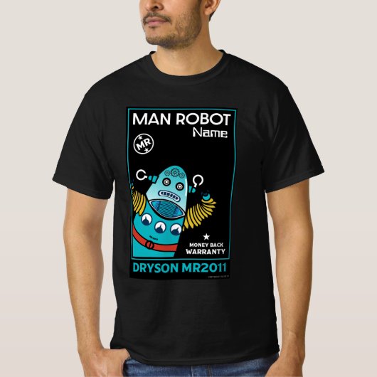 robots voor Jubileum of voor twijnen T-shirt (Voorkant)