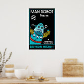 robots voor Jubileum- of weddenschappen Poster (Keuken)