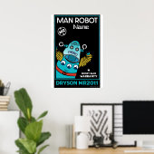 robots voor Jubileum- of weddenschappen Poster (Thuiskantoor)