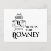 ROBOTS VOOR ROMNEY.png Briefkaart (Voorkant)