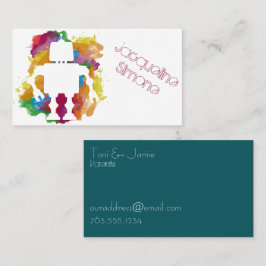 Robots vriendschapskaarten visitekaartje