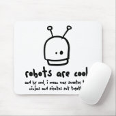 robots zijn cool1 muismat (Met muis)