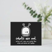 robots zijn cool2 briefkaart (Staand voorkant)