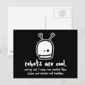 robots zijn cool2 briefkaart (Voorkant / Achterkant)