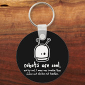 robots zijn cool2 sleutelhanger (Voorkant)