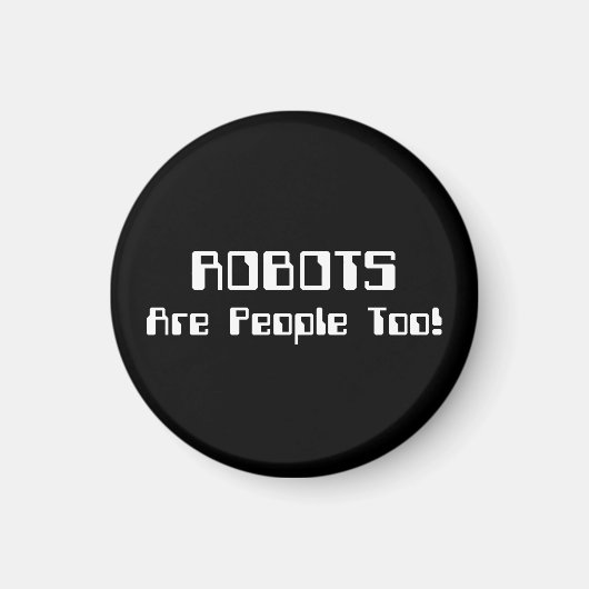 ROBOTs zijn ook maar mensen! Magneet (Voorkant)