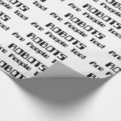 ROBOTS zijn ook mensen! Cadeaupapier (Hoek)