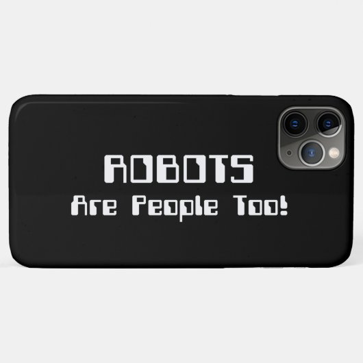 ROBOTS zijn ook mensen! Case-Mate iPhone Case (Achterkant (horizontaal))