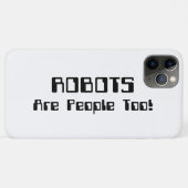 ROBOTS zijn ook mensen! Case-Mate iPhone Case (Achterkant (horizontaal))