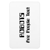 ROBOTS zijn ook mensen! Magneet (Verticaal)