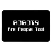 ROBOTS zijn ook mensen! Magneet (Horizontaal)
