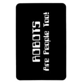 ROBOTS zijn ook mensen! Magneet (Verticaal)