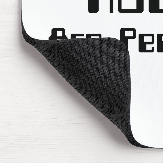 ROBOTs Zijn Ook Mensen! Muismat (Hoek)