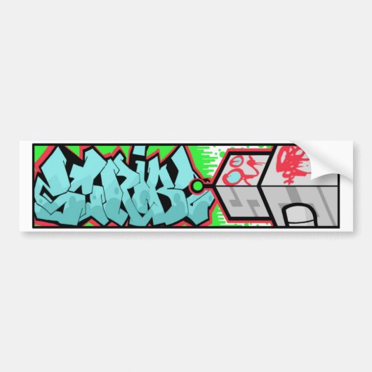 Robotsticker Bumpersticker (Voorkant)